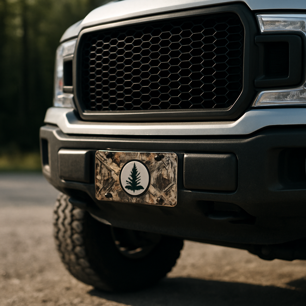 Blog INKd Custom Car And Truck Camo Vanity Front License Plates
