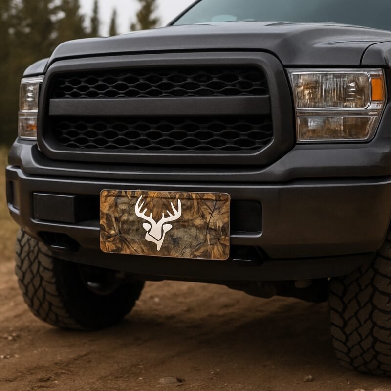 Blog INKd Custom Car And Truck Camo Vanity Front License Plates
