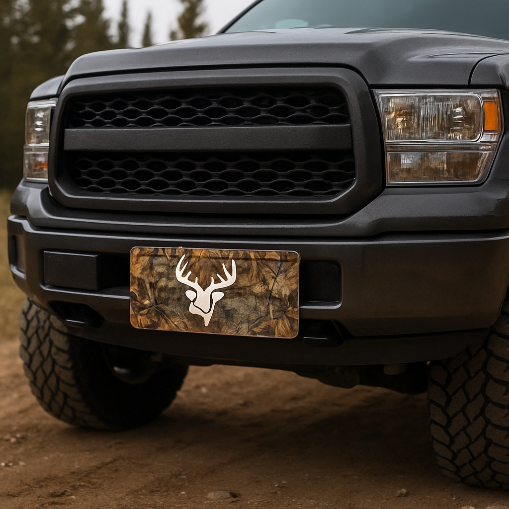 Blog INKd Custom Car And Truck Camo Vanity Front License Plates
