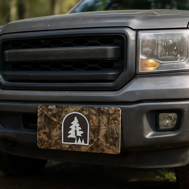 Blog INKd Custom Car And Truck Camo Vanity Front License Plates