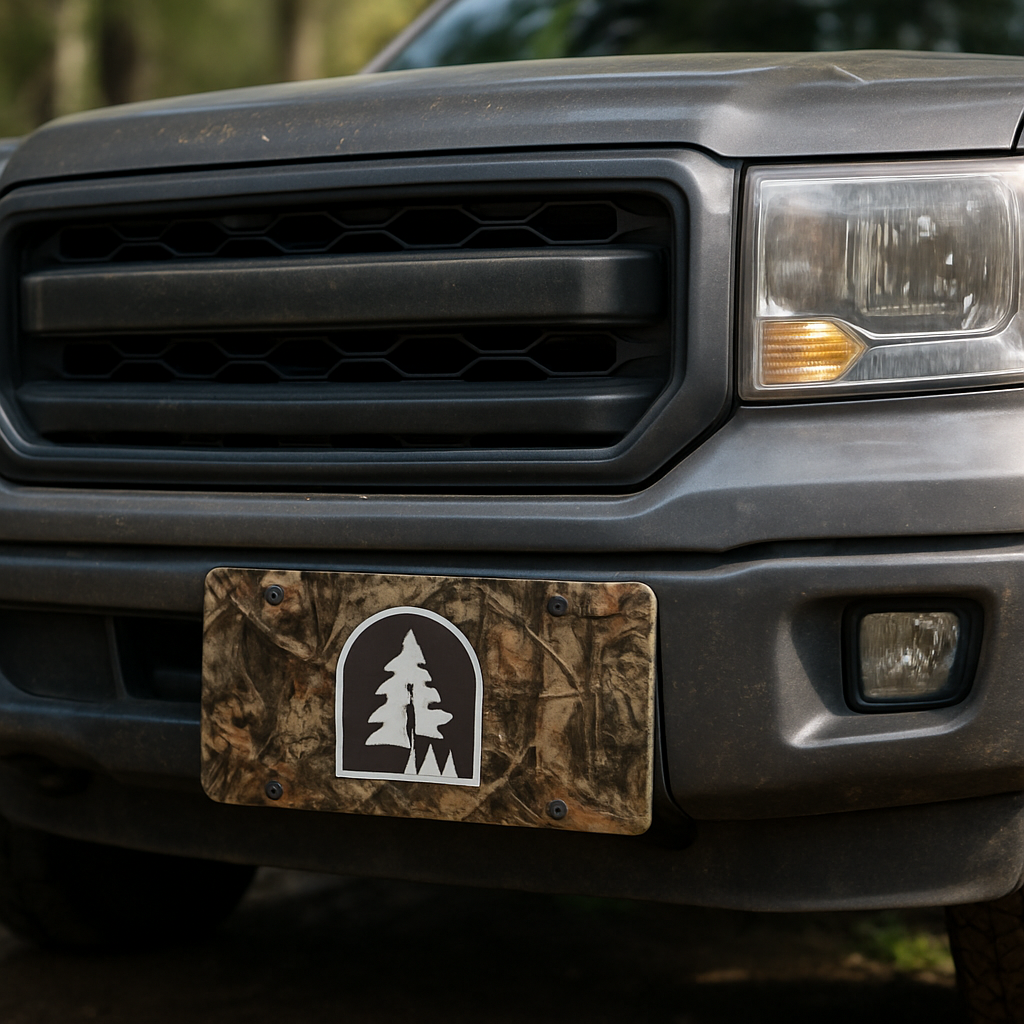 Blog INKd Custom Car And Truck Camo Vanity Front License Plates