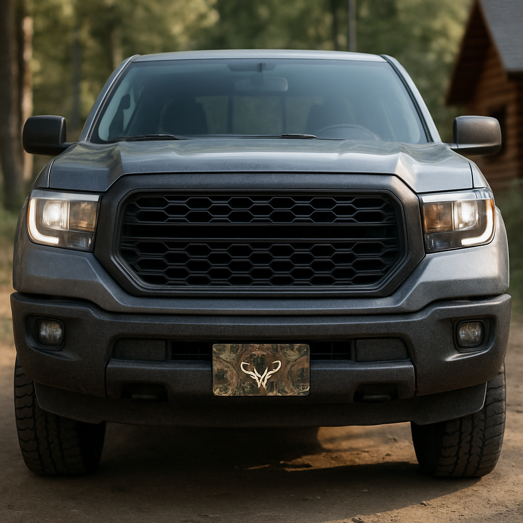 Blog INKd Custom Car And Truck Camo Vanity Front License Plates