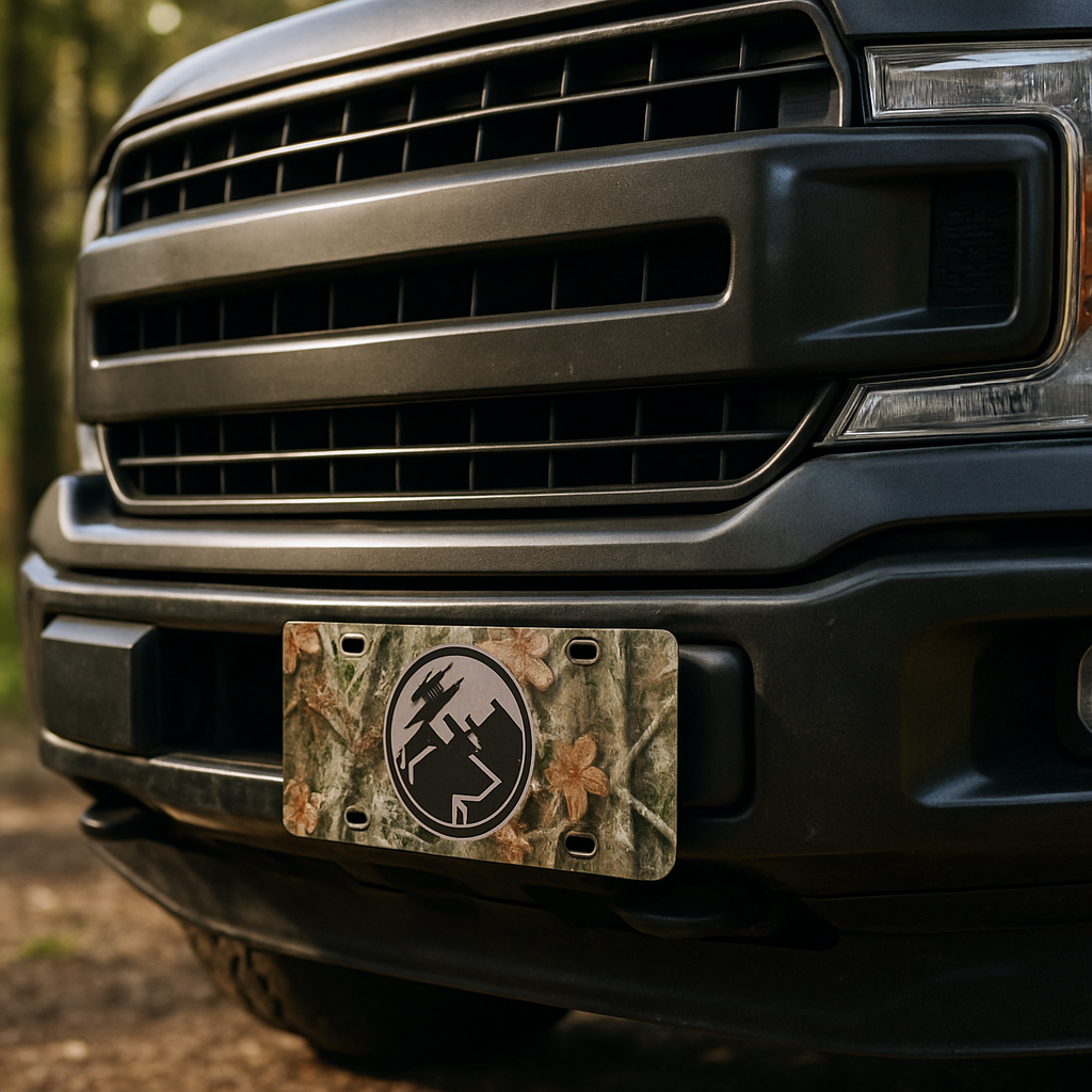 Blog INKd Custom Car And Truck Camo Vanity Front License Plates