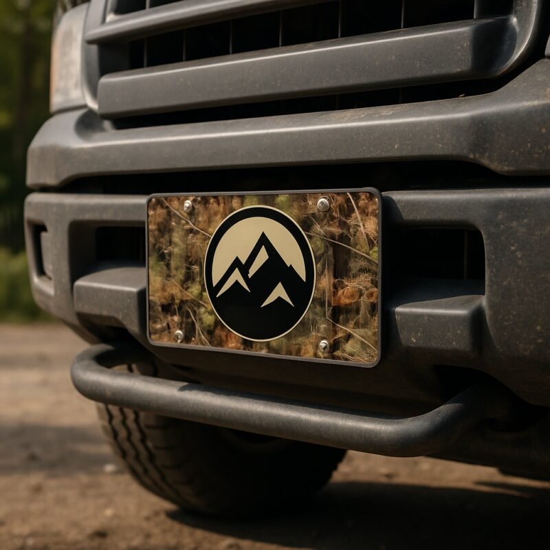 Blog INKd Custom Car And Truck Camo Vanity Front License Plates