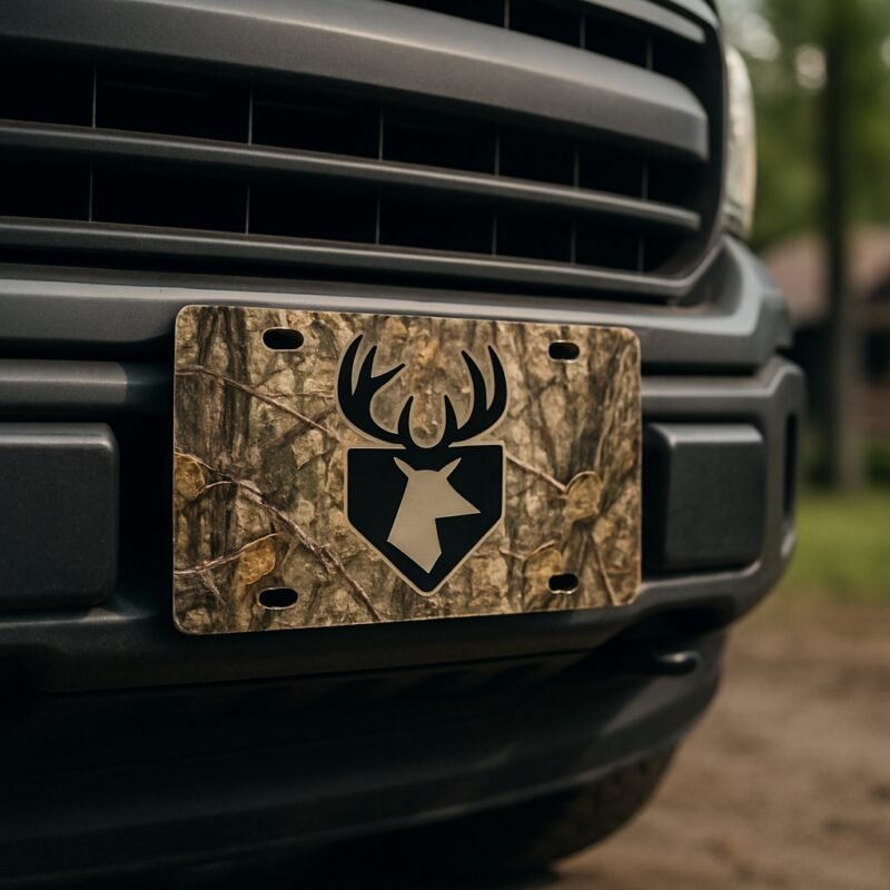 Blog INKd Custom Car And Truck Camo Vanity Front License Plates