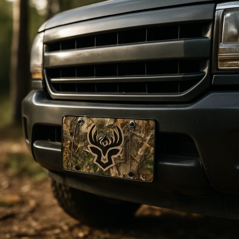 Blog INKd Custom Car And Truck Camo Vanity Front License Plates