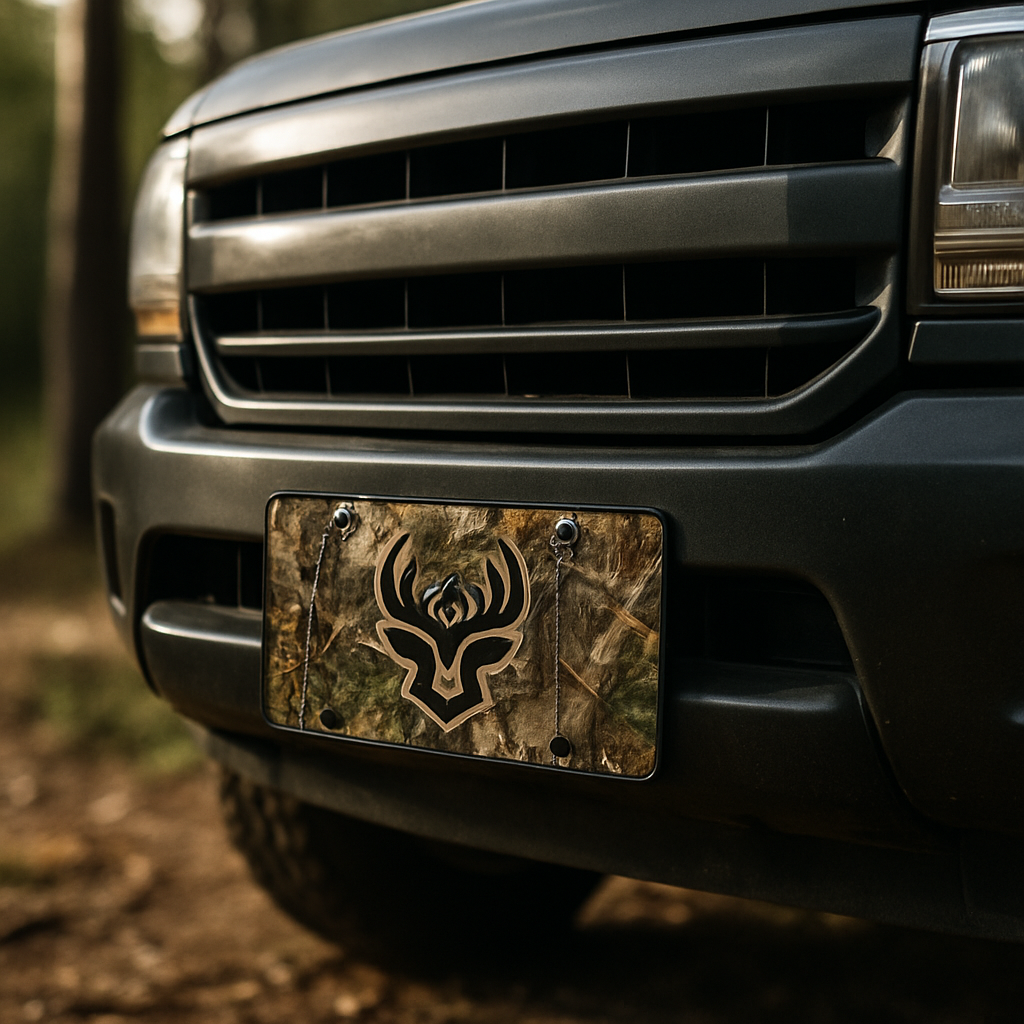 Blog INKd Custom Car And Truck Camo Vanity Front License Plates