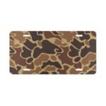 Customizable Camo Pattern Vanity License Plate | Create Your Own Graphics