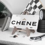 Custom Camo Vanity Plate With Chene Camo
