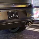 Custom Camo Vanity Plate With Chene
