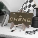 Custom Camo Vanity Plate With Chene