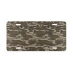 Customizable Vanity Plate Tag With  Bottomland Camo