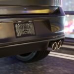 Custom Camo Vanity Plate With Tombstone Deco