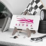 Custom Request Camo Vanity Plate With Camo Logo