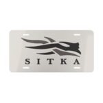 Custom Request Camo Vanity Plate Black On Silver