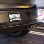 Custom Camo Vanity Plate With Chene Camo