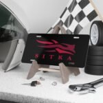 Custom Request Camo Vanity Plate With Camo Logo