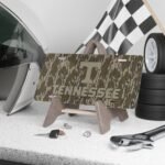 Custom Camo Vanity Plate Vols