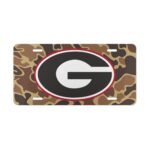 Crisp Camo Aluminum Vanity Plate, 12 x6 Hunting Style