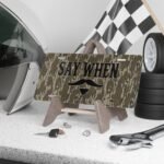 Front Vanity License Plates INKd Custom Car And Truck Camo Vanity Front License Plates