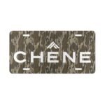 Custom Camo Vanity Plate With Chene