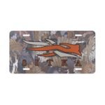 Custom Camo Vanity Plate With Sitka Waterfowl Timber Camouflage Logo
